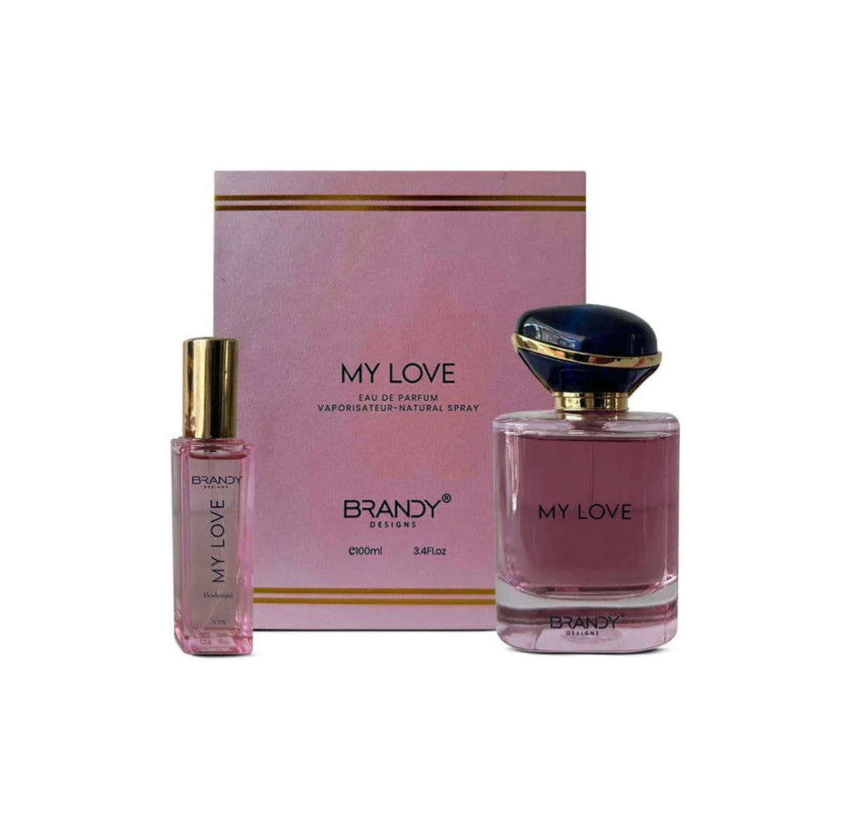 My Love EDP 100ML with 20ML Body Mist Gift Set Glamour Fragrances For Women